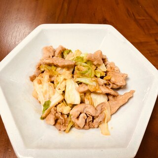 ご飯が進む！キャベツと豚肉の甘味噌炒め